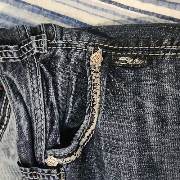 Silver Jeans Co Suki Capri denim jeans 31 x 23 mid capri - Picture 7 of 16